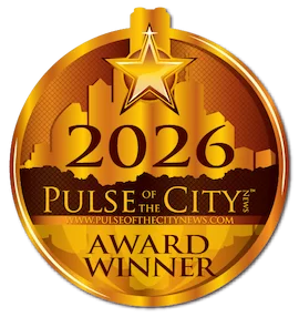 Roofing Contractor Albany 2026 PULSE AWARD DIGITAL EMBLEM ROUND TM LARGE award