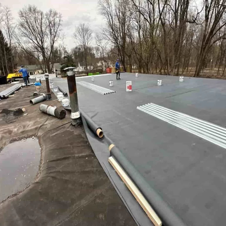 Flat Roof Projects in Albany, NY