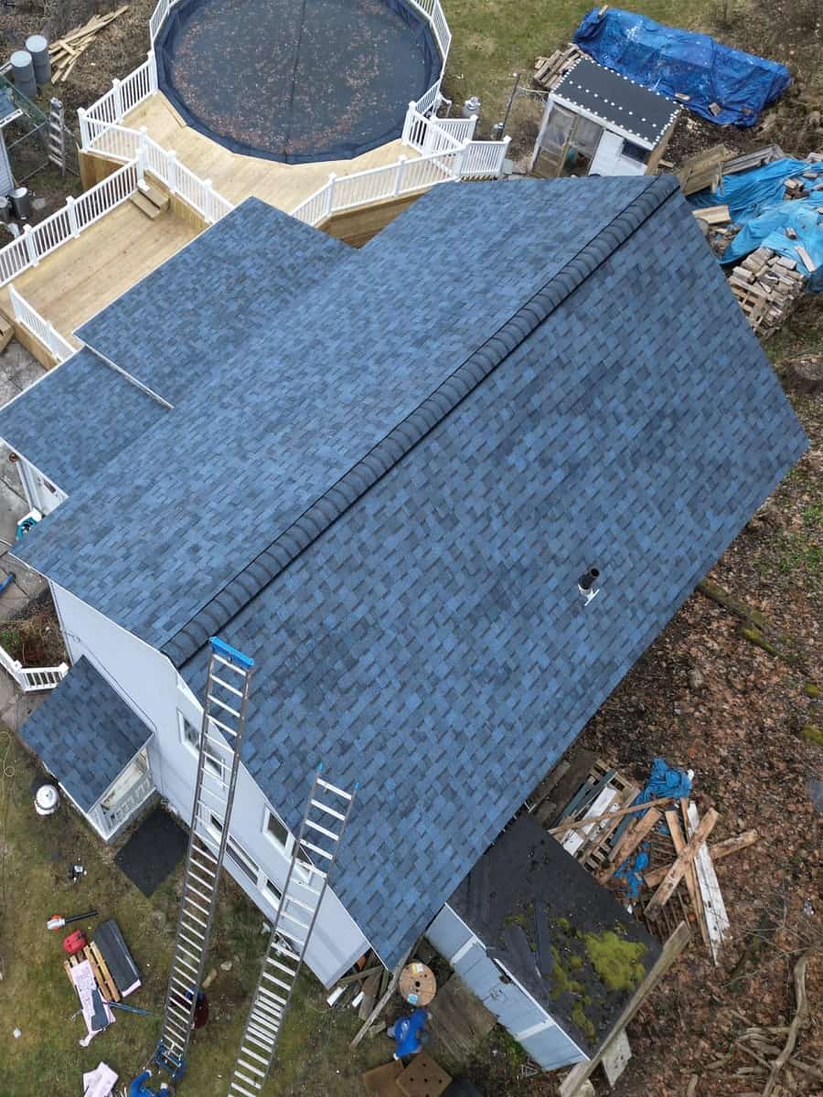 Residential Roofing Contractor in Ballston Lake, NY | Center Construction Roofing Contractor in Mechanicville Roofing project in Ballston Lake, NY by Center Construction