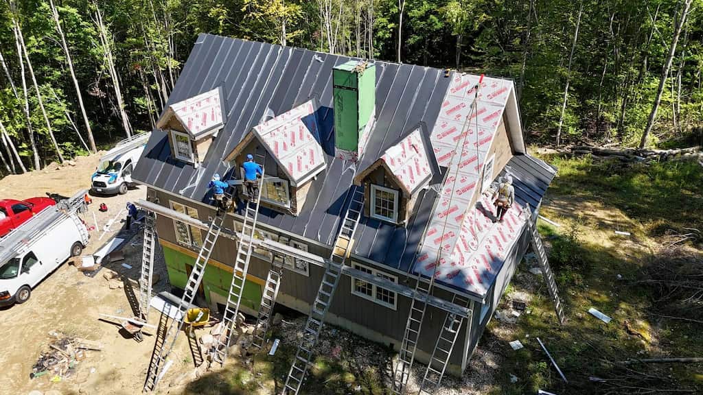 Residential Roofing Contractor in Lake George, NY | Center Construction metal roofing 1 Residential roof replacement near Lake George, NY