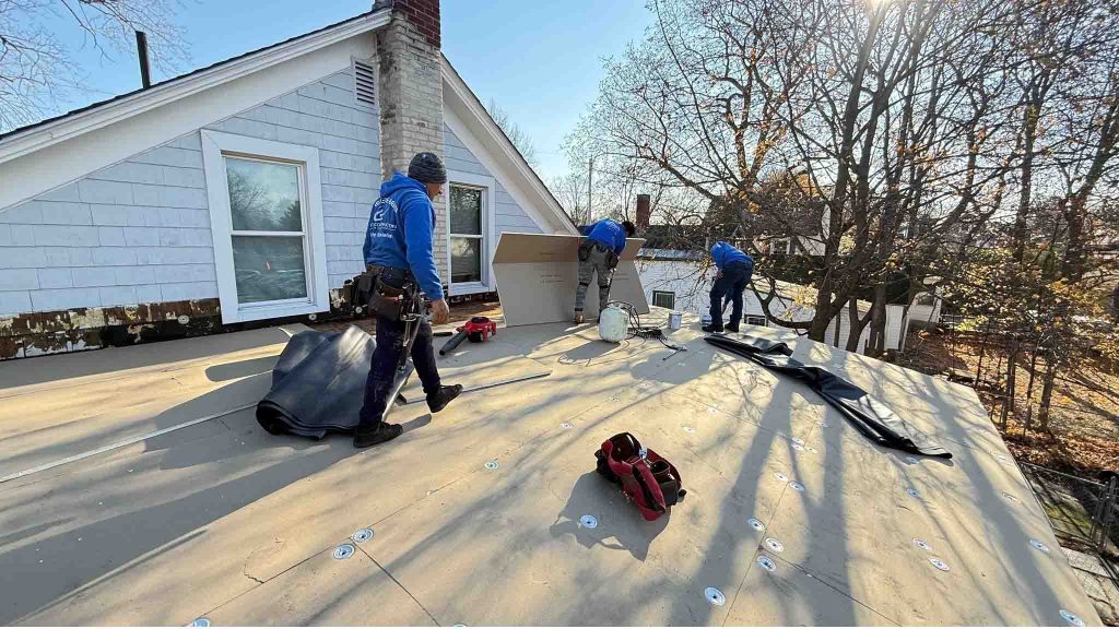 EPDM Roofing Material: Your Guide to Benefits, Drawbacks & Alternatives EPDM Roofing installation process
