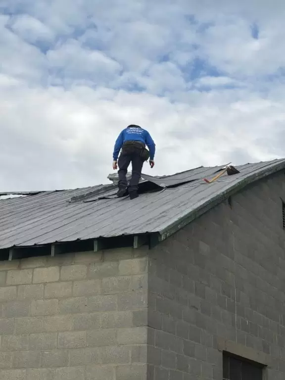 Roof installation in progress in Old Chatham NY
