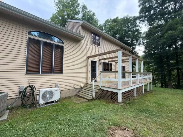Siding installation in progress in North Chatham NY